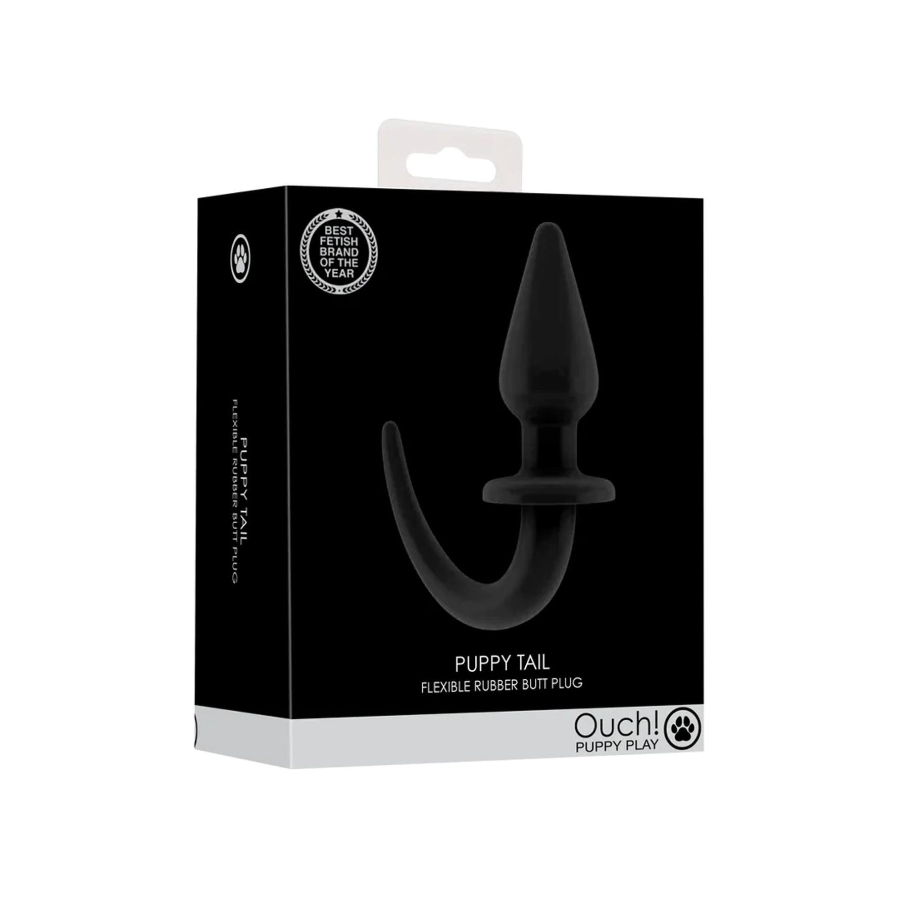 Dop anal Ouch! cu coadă, flexibil, 27 cm TPE