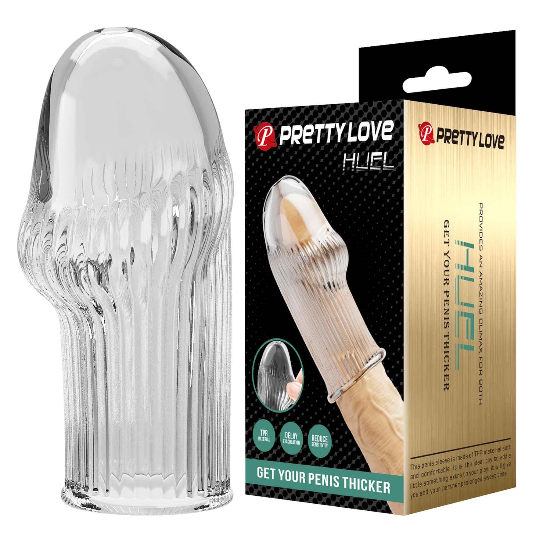 Pretty Love Huel Transparent Penis Extender