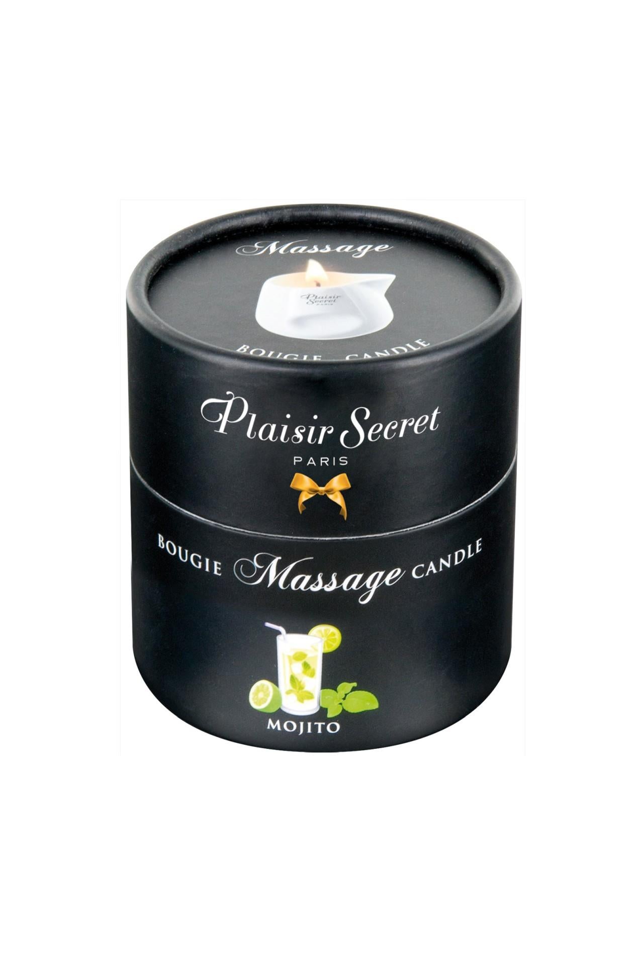 Lumanare de masaj Mojito Plaisir Secret 80ml