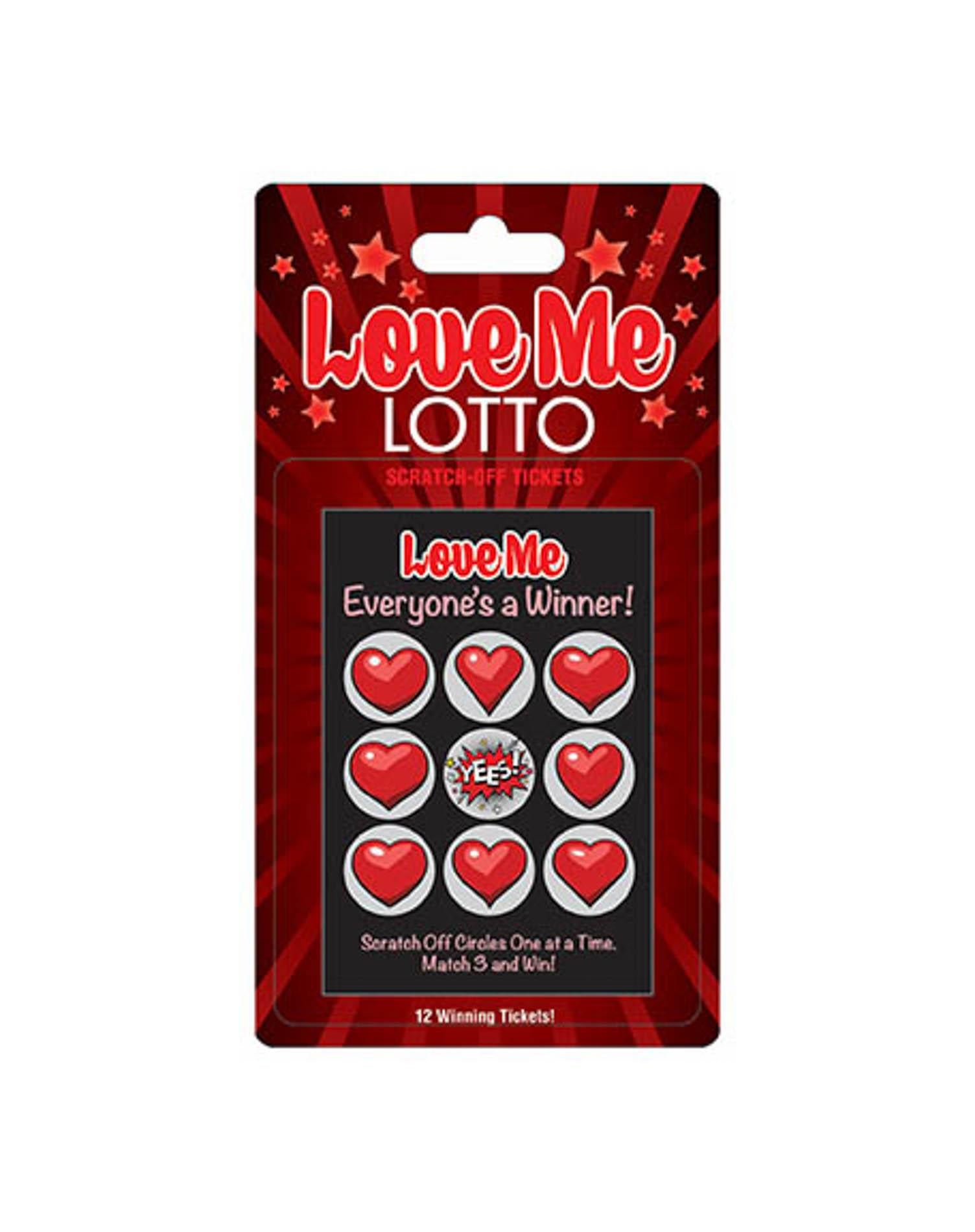 Cărți razuibile Love Me Lotto 12 piese Little Genie
