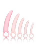 Set dilatatoare din silicon Calexotics Inspire, roz, 5 buc.
