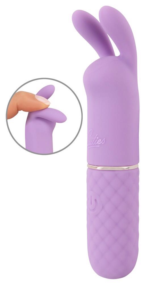 Vibrator Cuties Mini Bunny Mov USB 10.8 cm