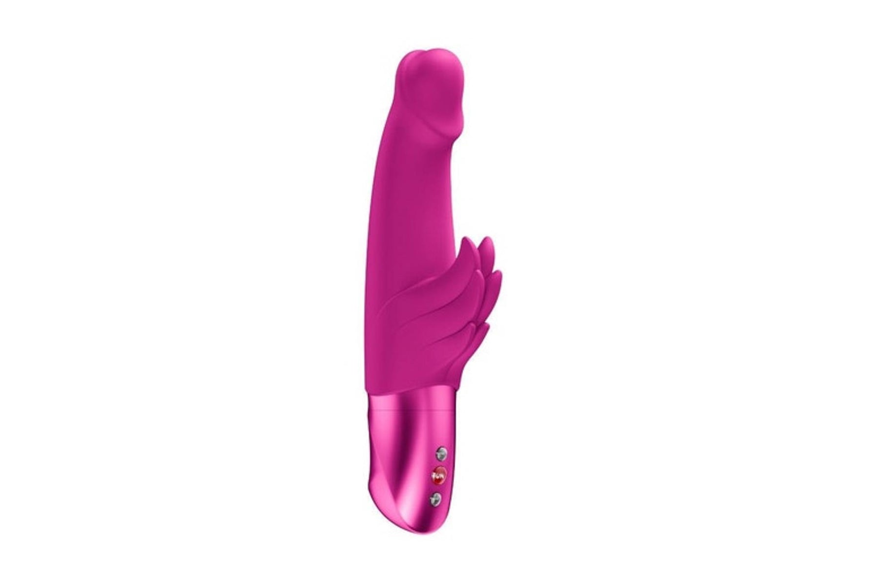 Vibrator Wicked Angel Bunny din silicon roz 9,5 cm Fun Factory