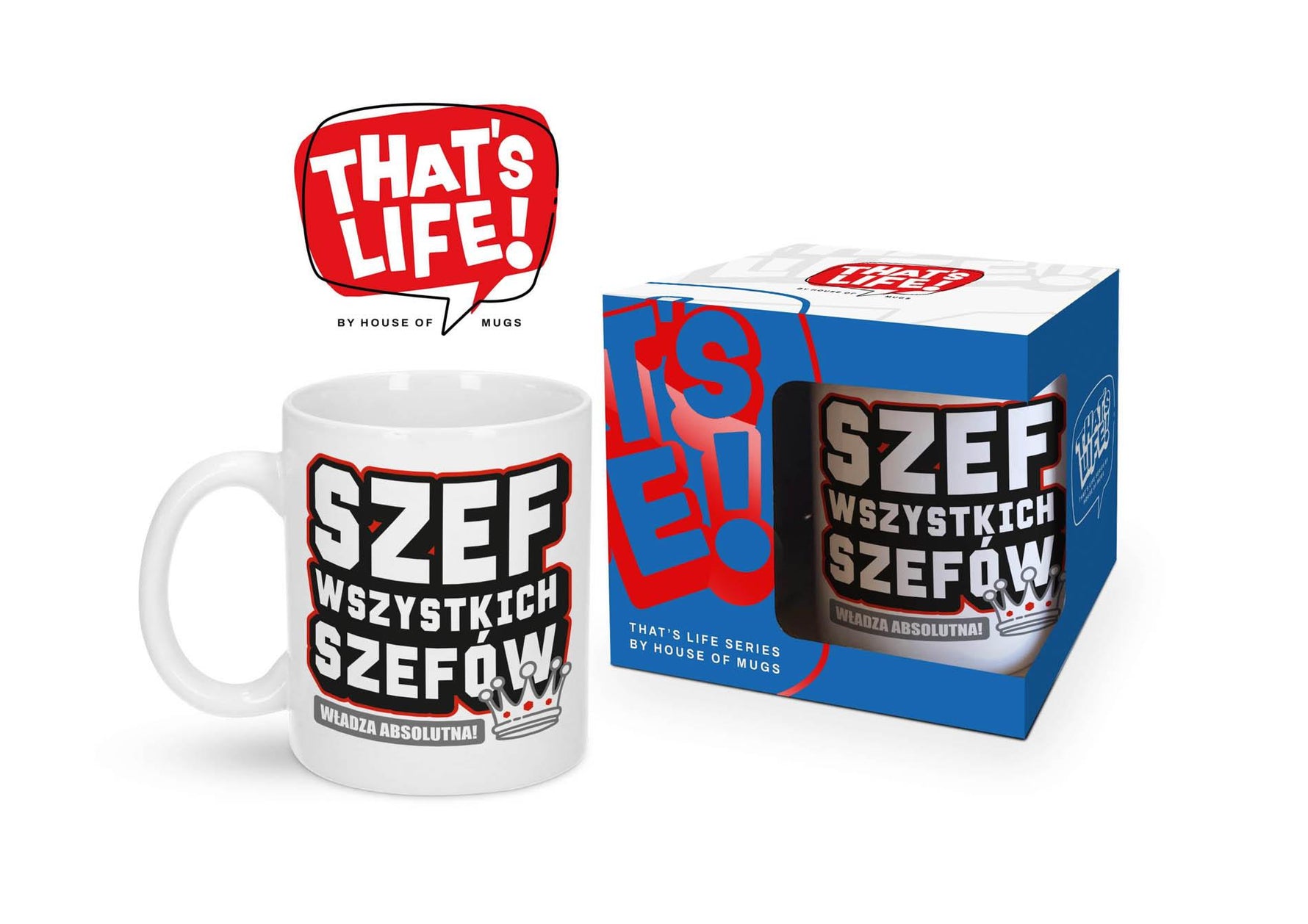 Cană ceramică Boss of all Bosses House of Mugs, 300 ml