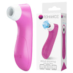 Stimulator clitoridian compact Breeze Romance Pink cu sucțiune