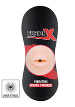 Masturbator cu gură vibratoare Hidden Desire, ușor, 18 cm