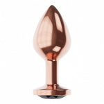 Plug anal Diamond Shine S Lola Games, auriu-roz, 7,2 cm