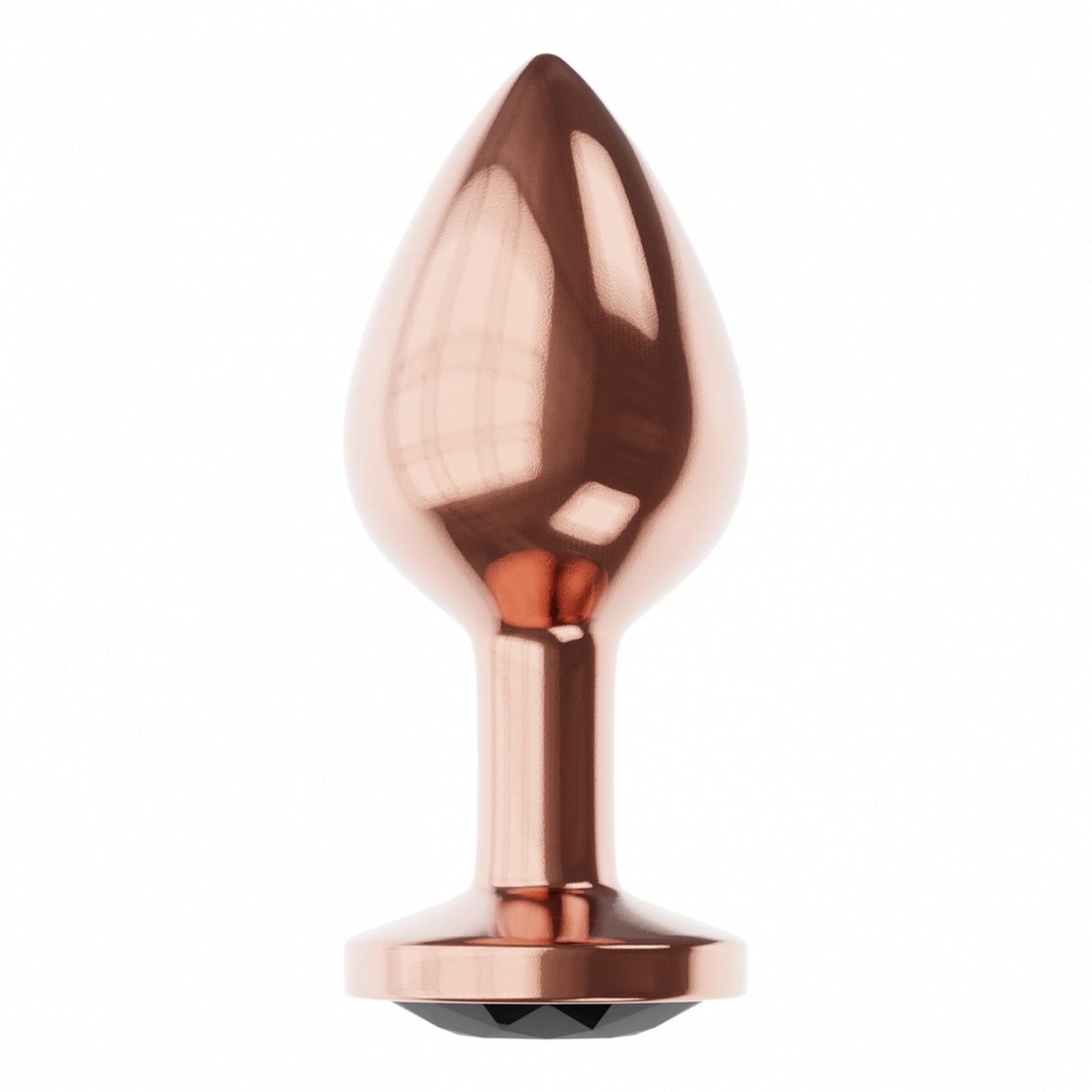 Plug anal Diamond Shine S Lola Games, auriu-roz, 7,2 cm
