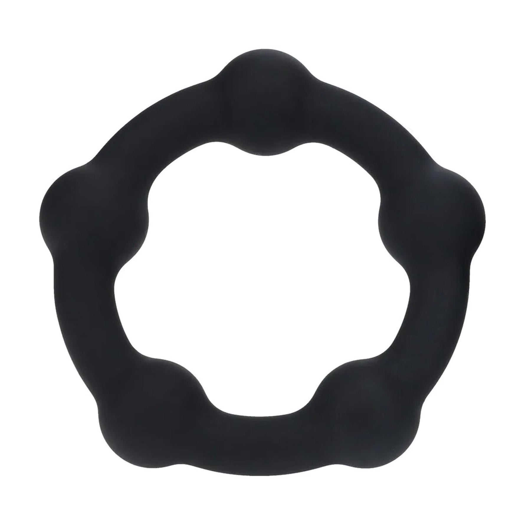 Inel pentru penis Levelz L din silicon, negru