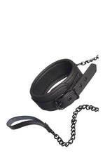 Blaze Dream Toys Zgarda reglabilă din neopren cu lanț, neagră