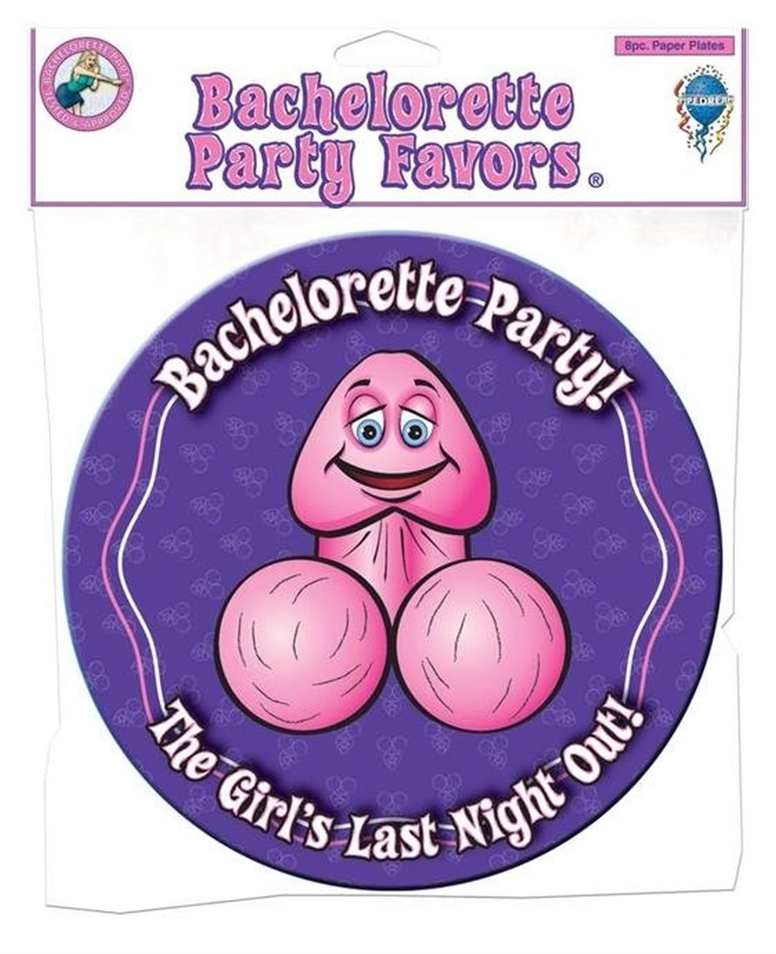 Farfurii de hârtie pentru penis, pentru petrecerea burlacilor, 8 buc.