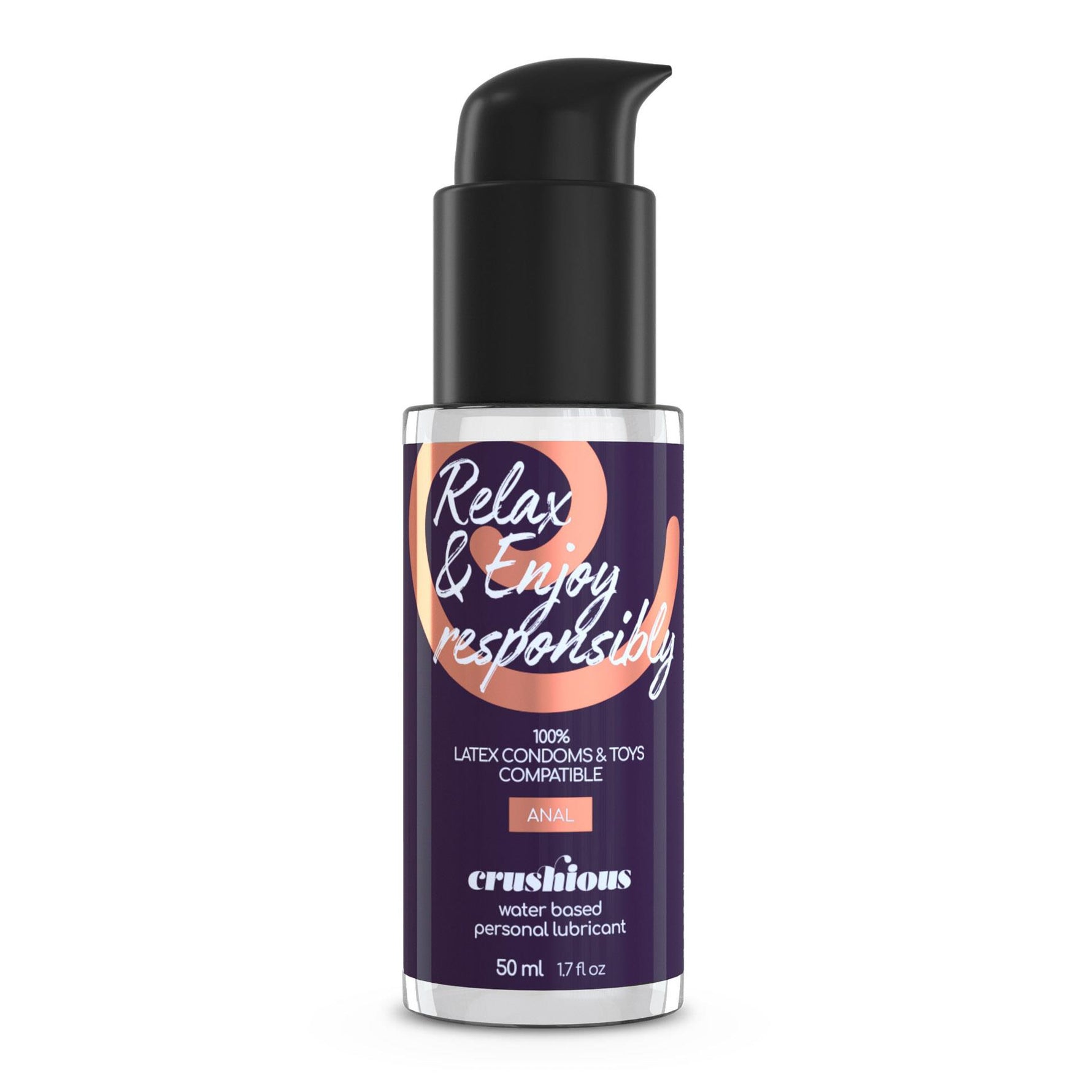 Lubrifiant anal pe bază de apă Crushious 50 ml cu pompă