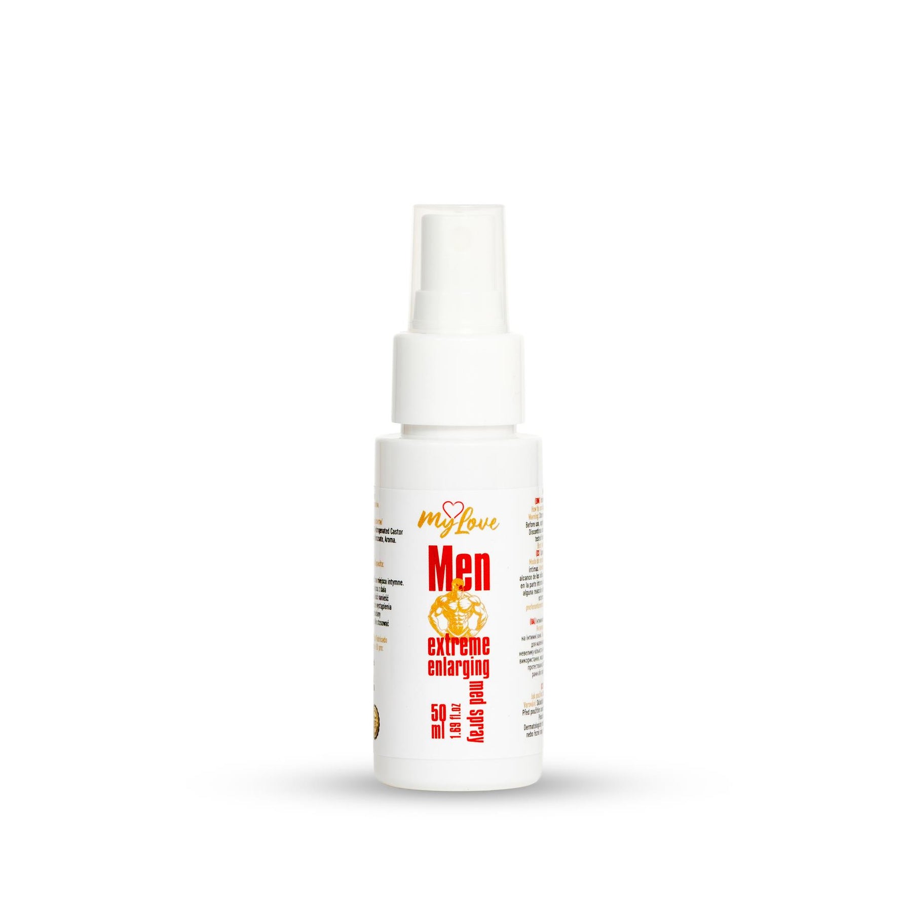 Spray de mărire extremă MyLove Man cu nucă de cocos 50 ml