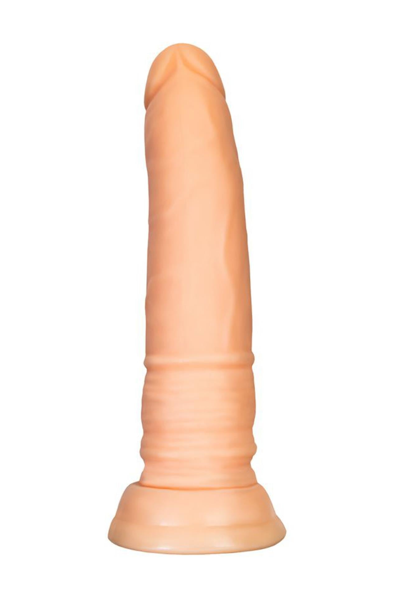Dildo realist A-Toys de culoarea pielii cu ventuză 18 cm
