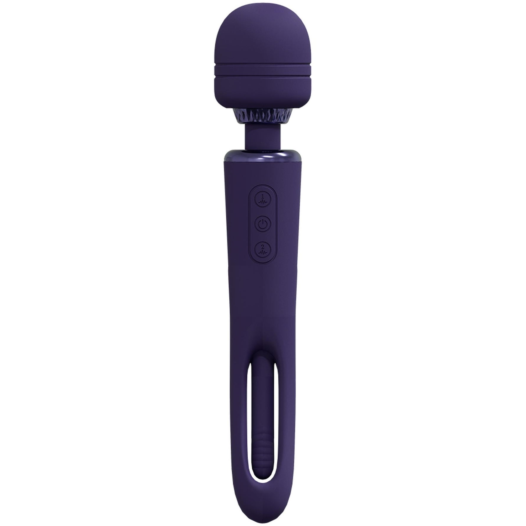 Vibrator USB cu două fețe Vive Kiku violet