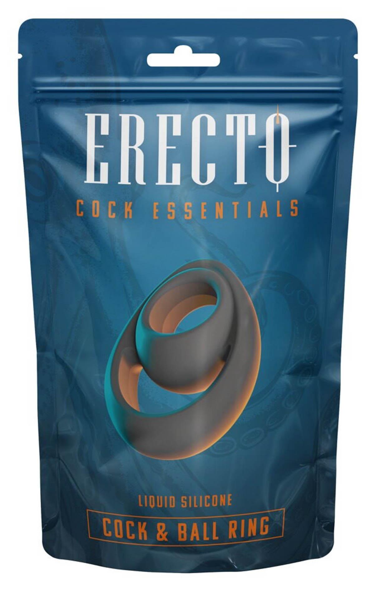 Inel de erecție Erecto din silicon marin 6,8 cm