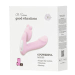 Vibrator Fox din silicon încălzit cu aplicație, 14 cm, cu funcție pentru degete