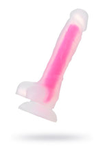 Dildo cu gel Peter Glow Beyond Pink Glow 16,5 cm