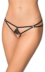 SoftLine 2477 tanga erotică negru S/L