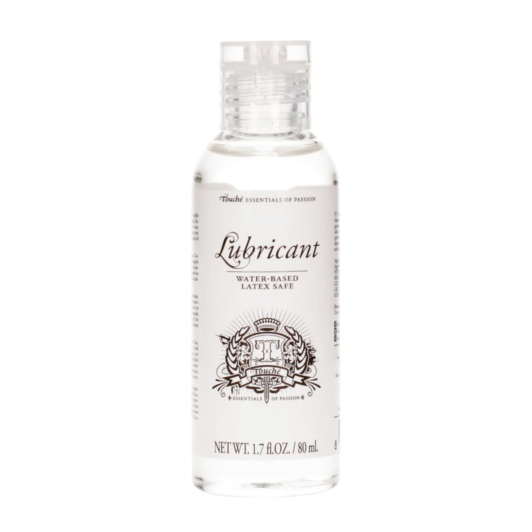 Lubrifiant pe bază de apă Touché, fără parfum, 80 ml