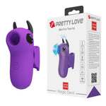 Stimulator clitoridian Pretty Love Magic Devil din silicon, reîncărcabil, E-stim