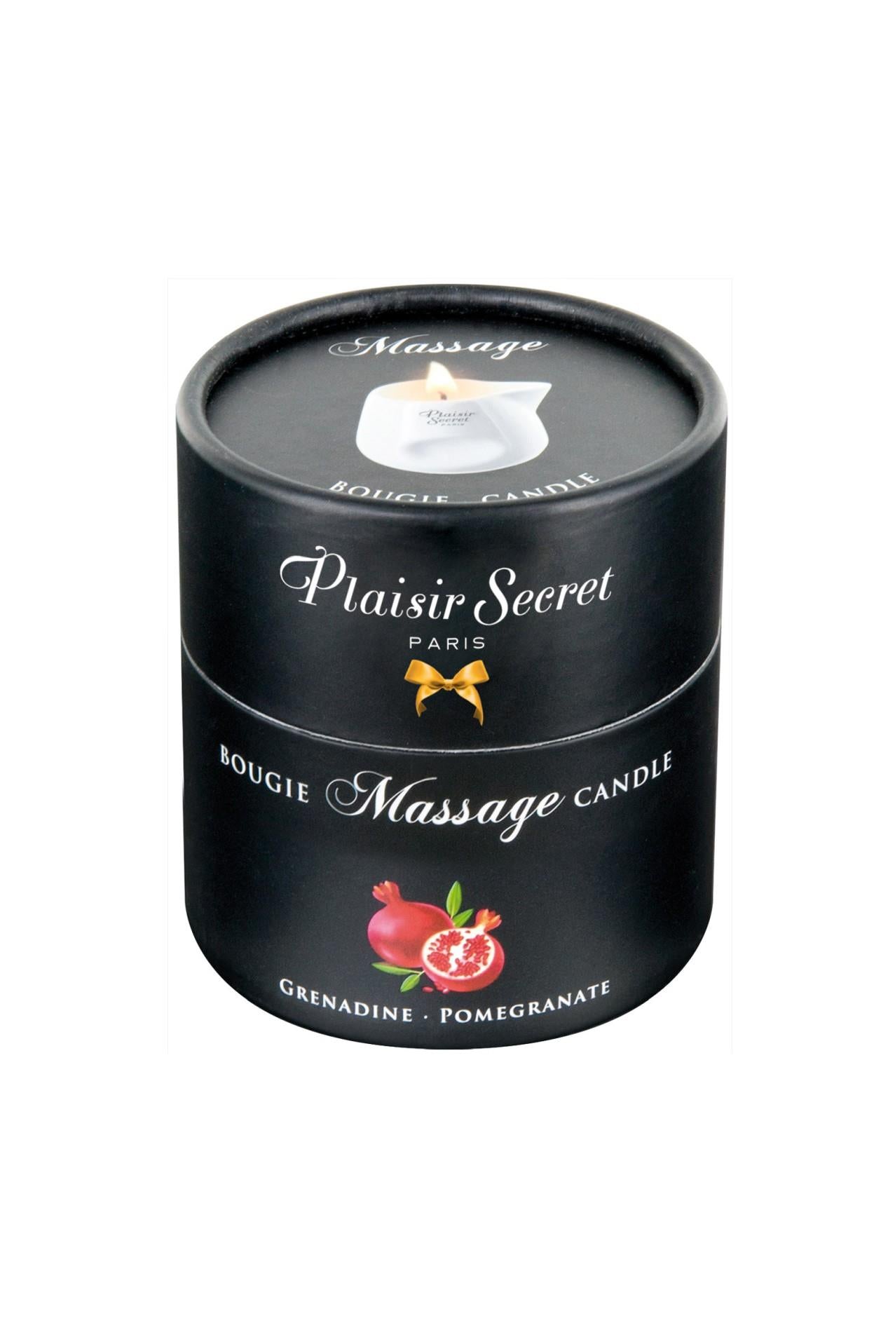Lumanare de masaj Plaisir Secret Rodia 80 ml