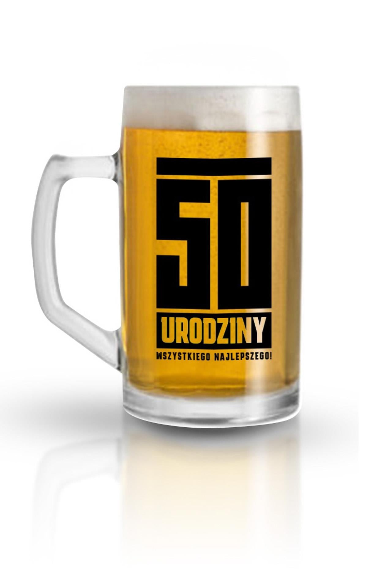 Cană de sticlă House of Mugs cu tematică de 50 de ani