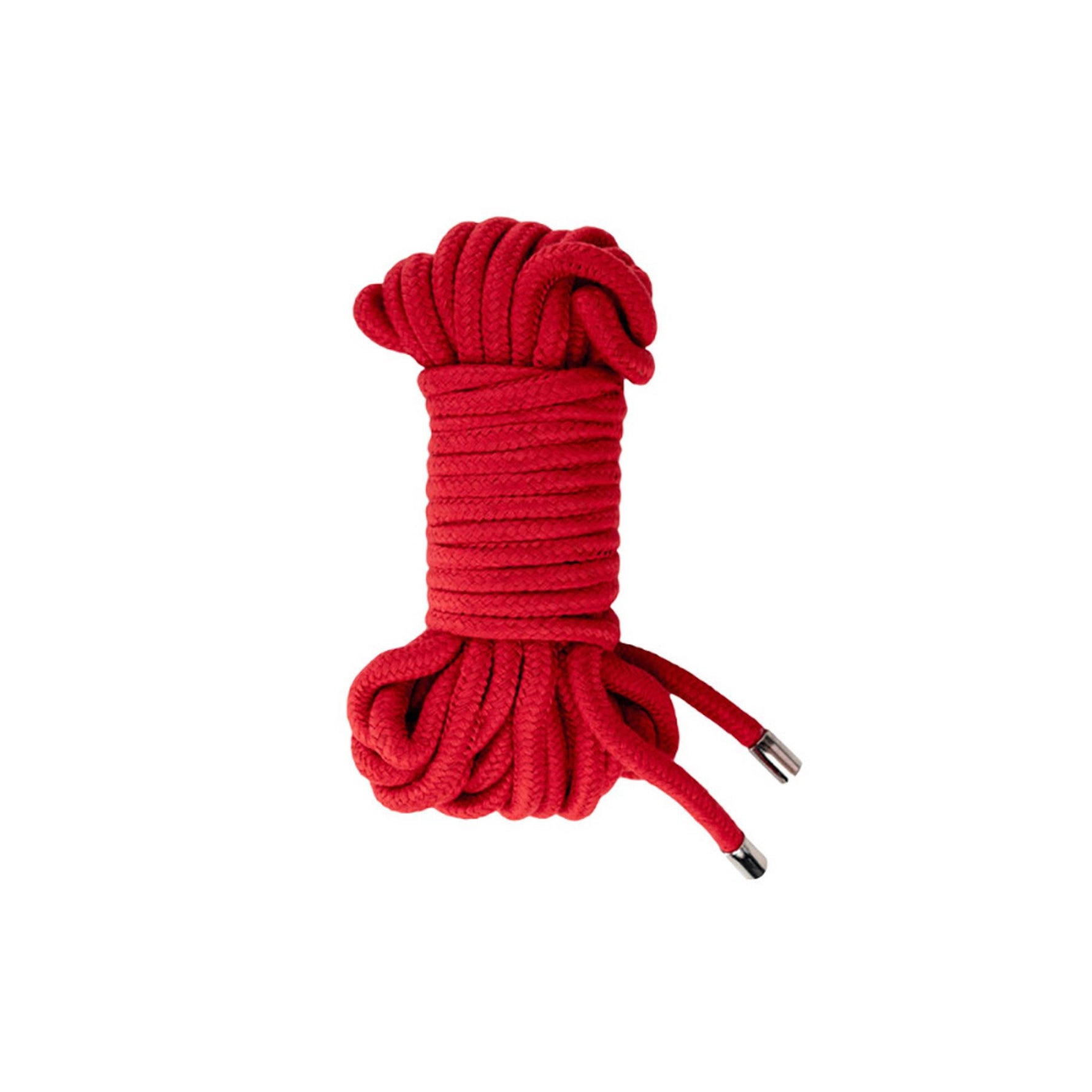 Frânghie de bondage din bumbac fantezie roșie 10m