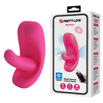 Vibrator din silicon Pretty Love Hazelynn controlat prin aplicație 11 cm