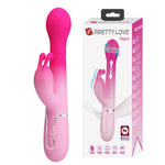 Vibrator Pretty Love Dejon din silicon pentru iepure, 7 vibrații