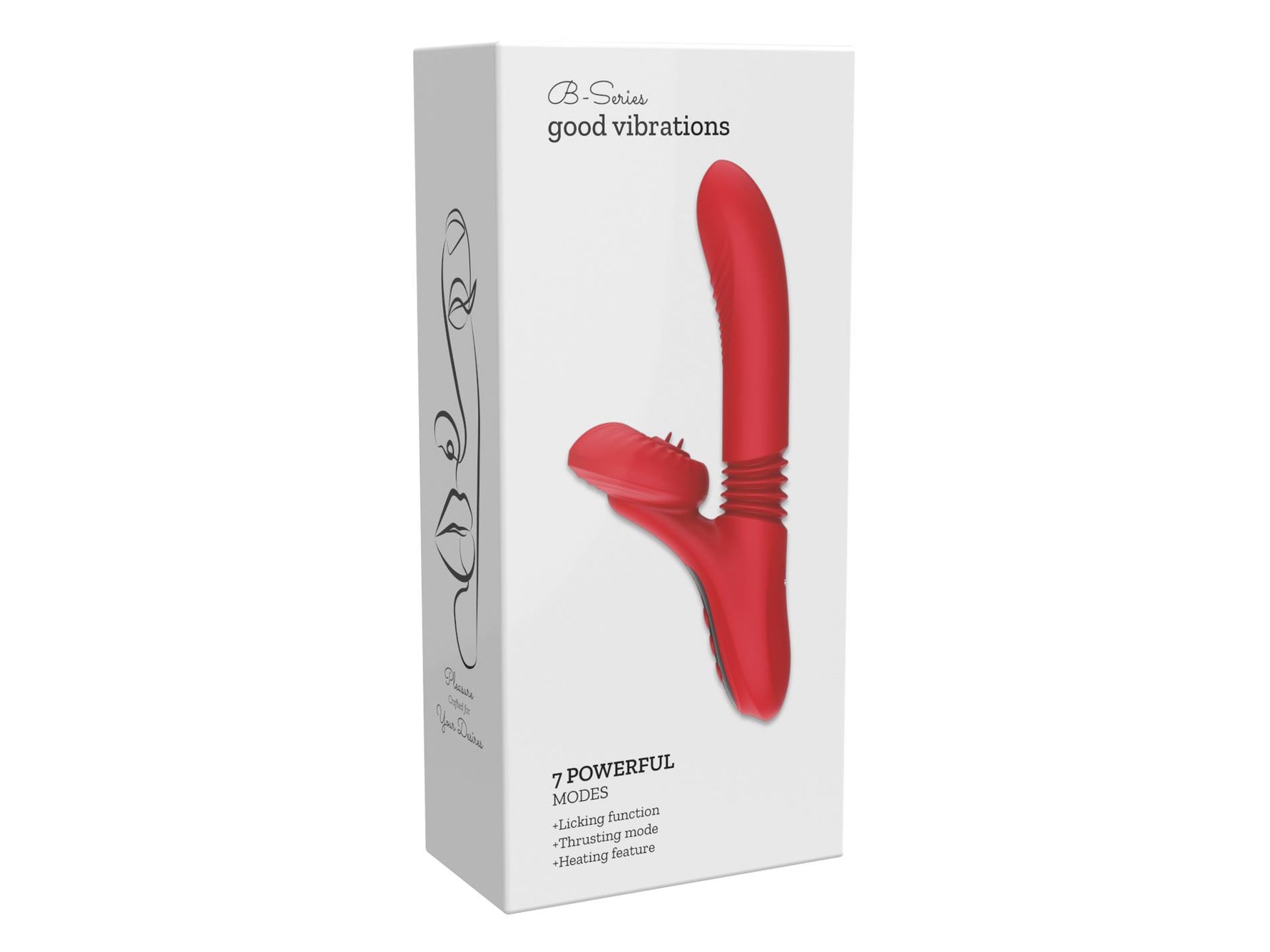 Vibrator din silicon cu 7 moduri – lingere, împingere și încălzire