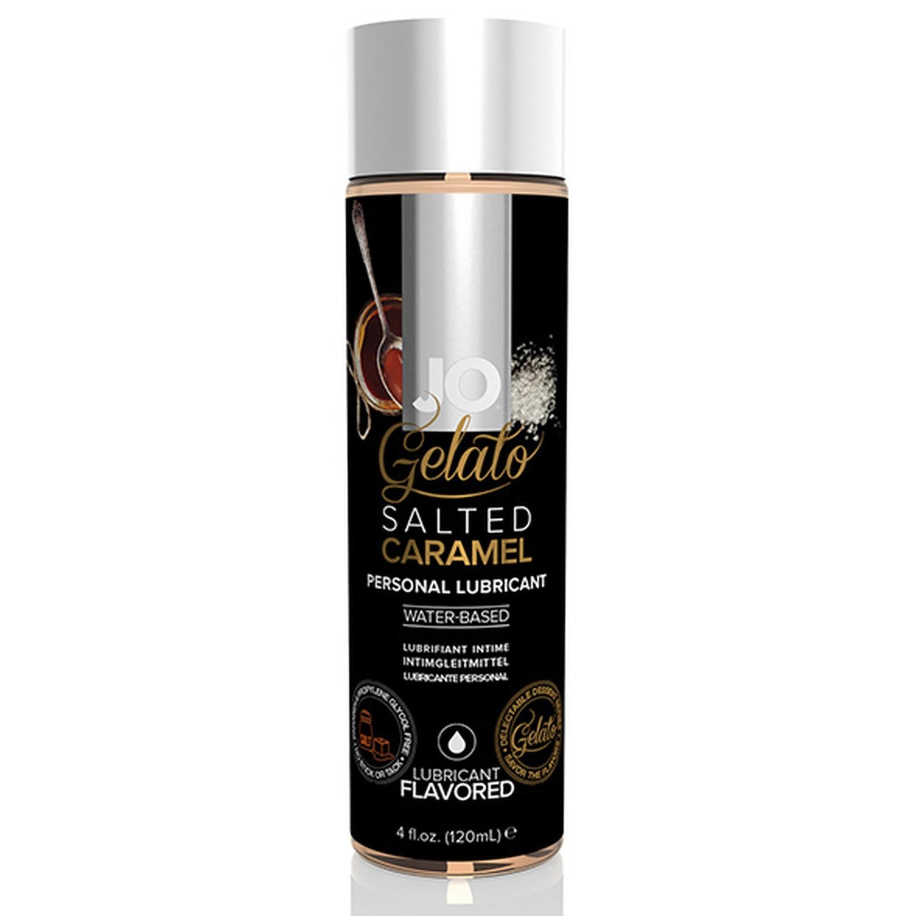 Lubrifiant pe bază de apă JO Gelato cu caramel sărat 120 ml