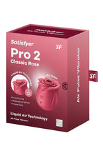 Stimulator clitoridian Satisfyer Pro 2 Classic Rose din silicon 7 cm