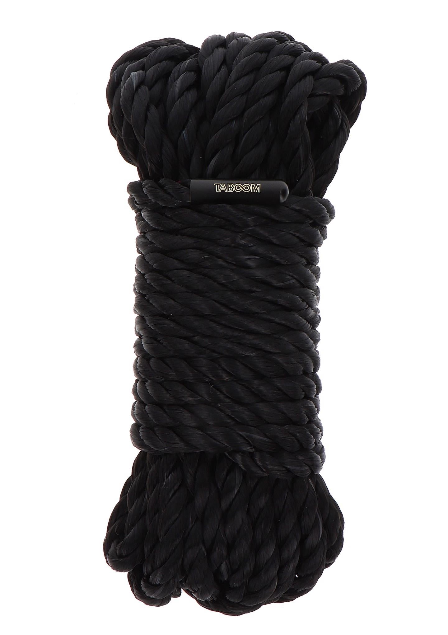 Frânghie de bondage Taboom din polipropilenă neagră 10 m 7 mm