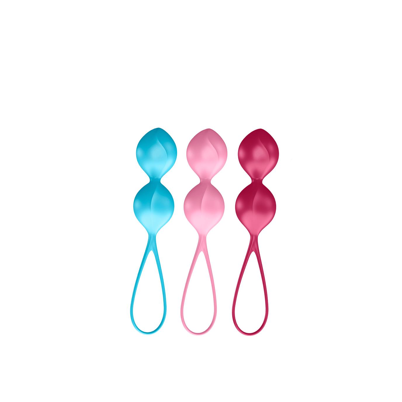 Bile Satisfyer Balls C03, set de 3 bucăți, 3/4 cm