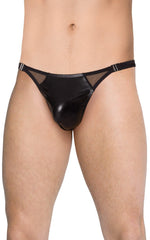 Tanga bărbătească cu croială SoftLine 4518 negru XL