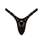 Ham universal cu strap-on Fabulos Strap-on-me negru strălucitor