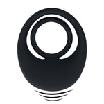 Inel vibrant pentru penis Levelz Level 3 din silicon, negru, 7,3 cm