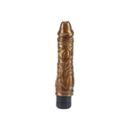 Vibrator realist Chubby Beau Gold, auriu, DarkMuscle, 22 cm