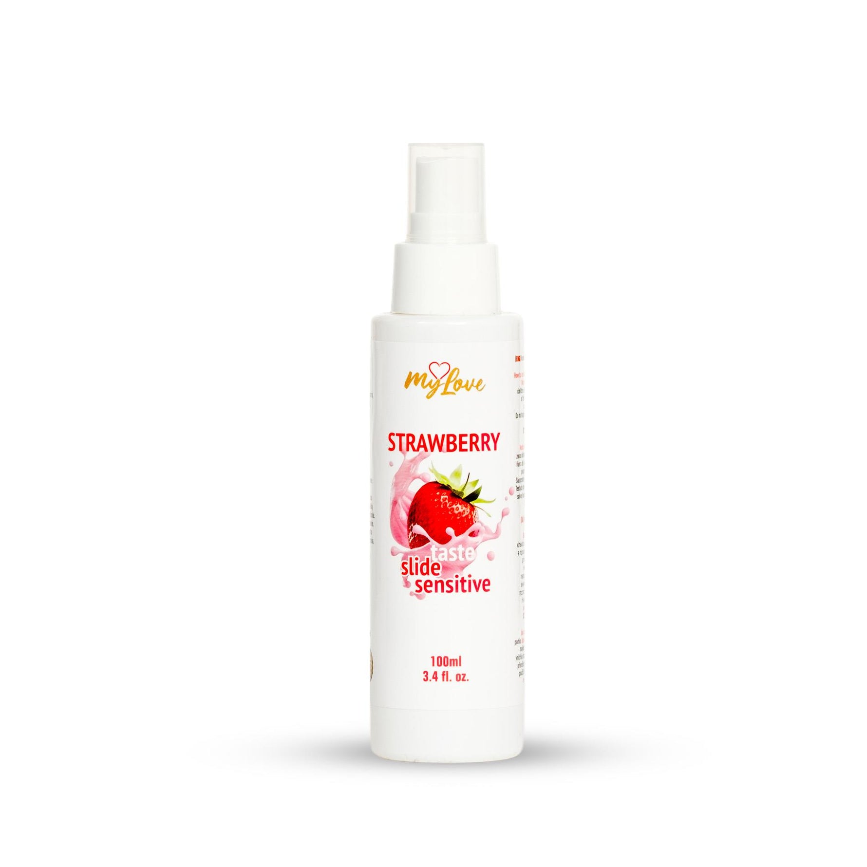 Gel intim MyLove Taste Slide Sensitive cu căpșuni 100 ml