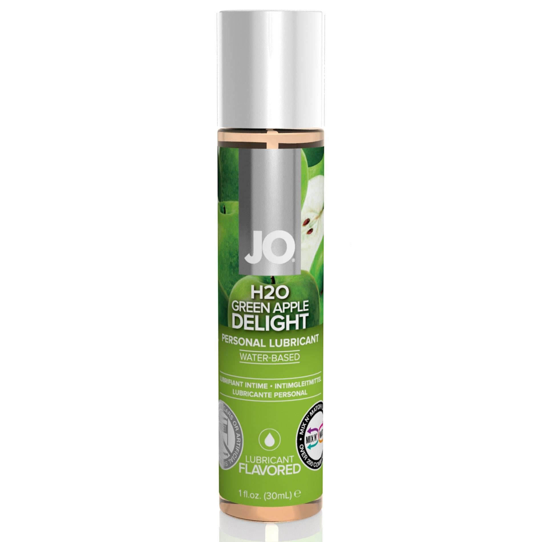 Lubrifiant pe bază de apă cu aromă de măr JO H2O 30 ml