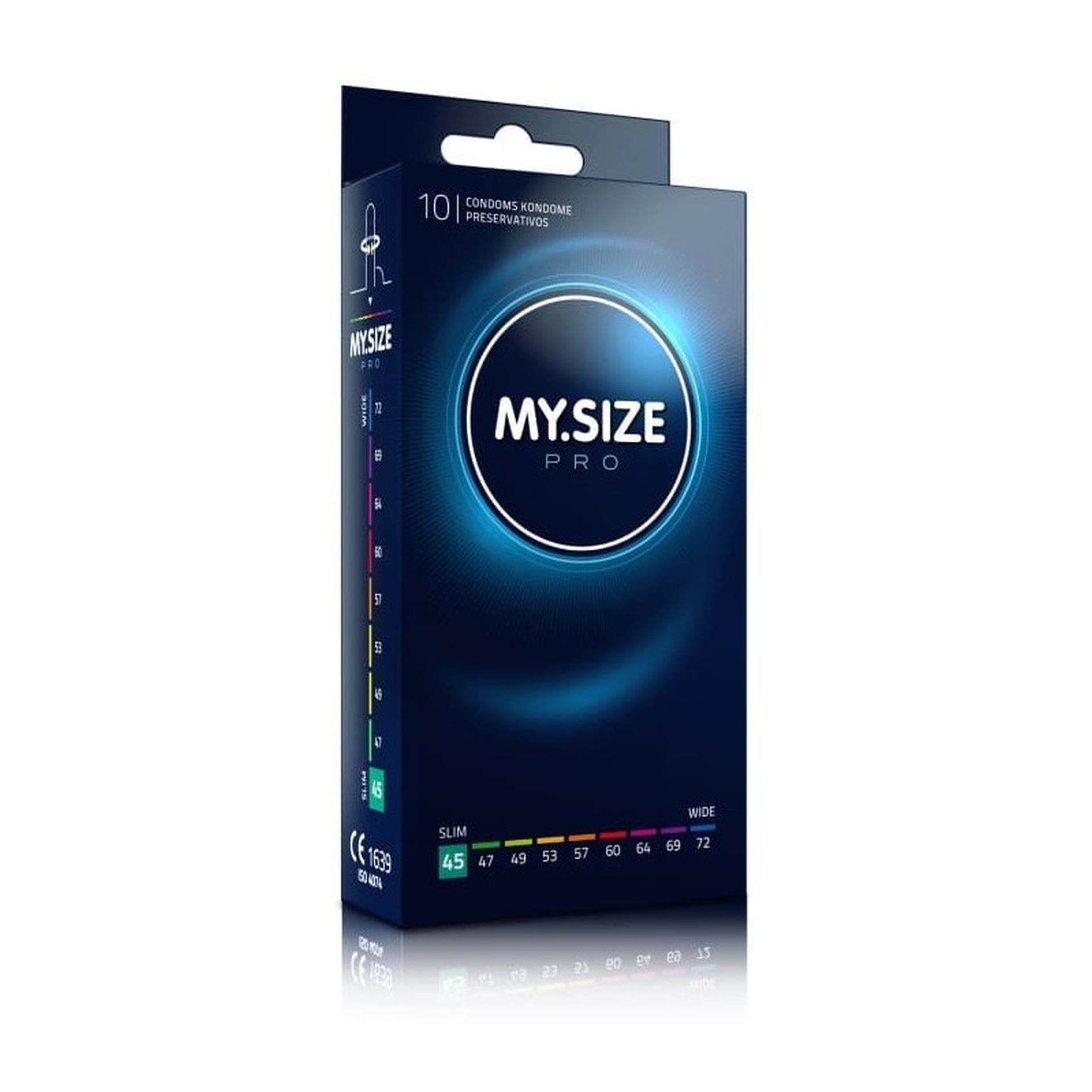 Prezervative vegane din latex MY.SIZE PRO 45 mm