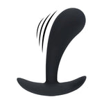 Levelz M Masaj vibrant pentru prostată din silicon, negru, 12,5 cm