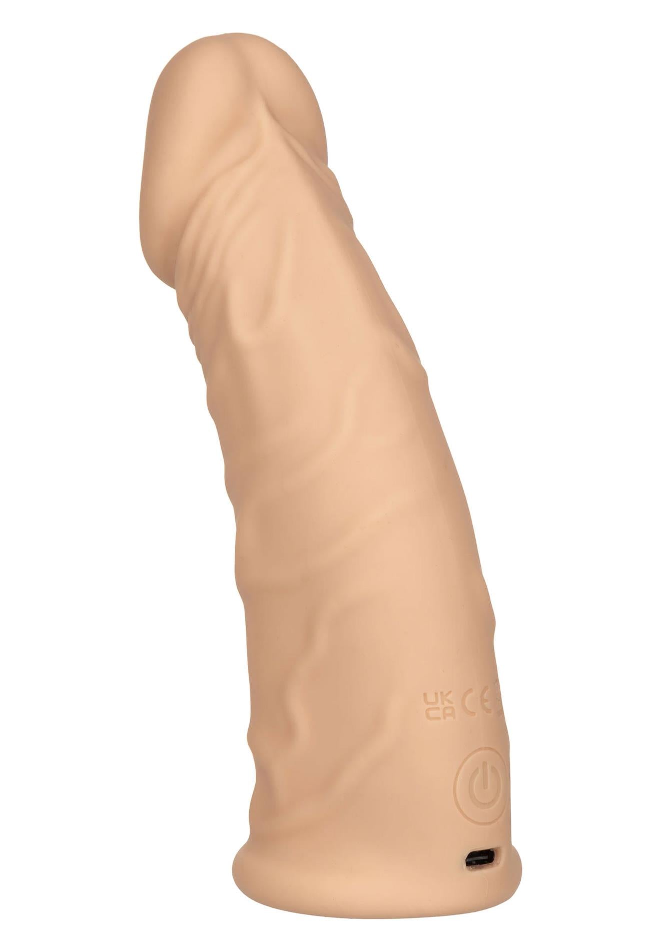Extensie vibrantă din silicon Calexotics 18 cm USB