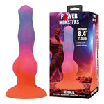 Dildo ondulat din silicon Power Monsters Hercules 21.5 cm