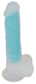 Dildo You2Toys din silicon, care strălucește în întuneric, 20,5 cm