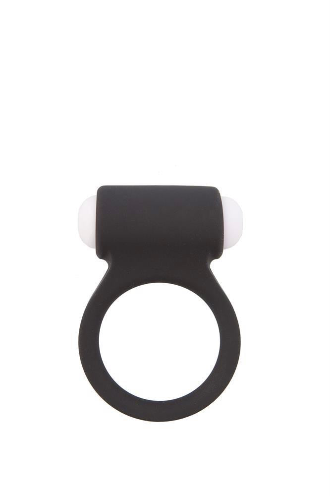 Inel vibrant din silicon Dream Toys cu bilă detașabilă, negru