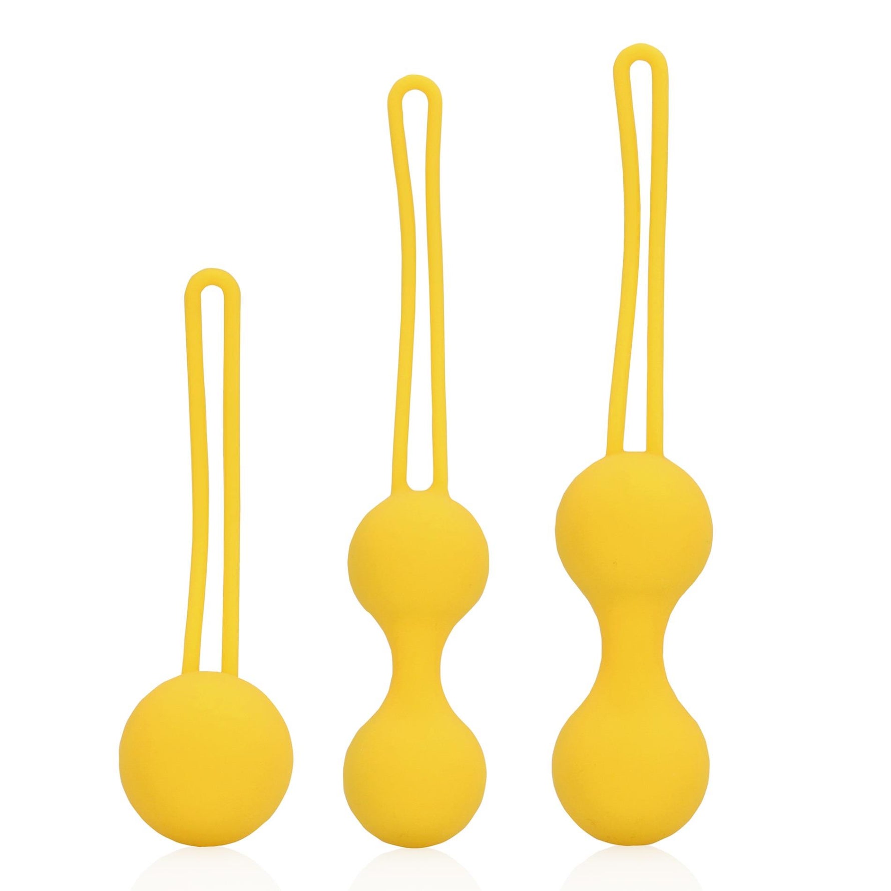Set de bile Kegel Loveline Galbene