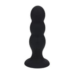 Dop anal triplu cu zgomot Levelz silicon L negru 13,5 cm
