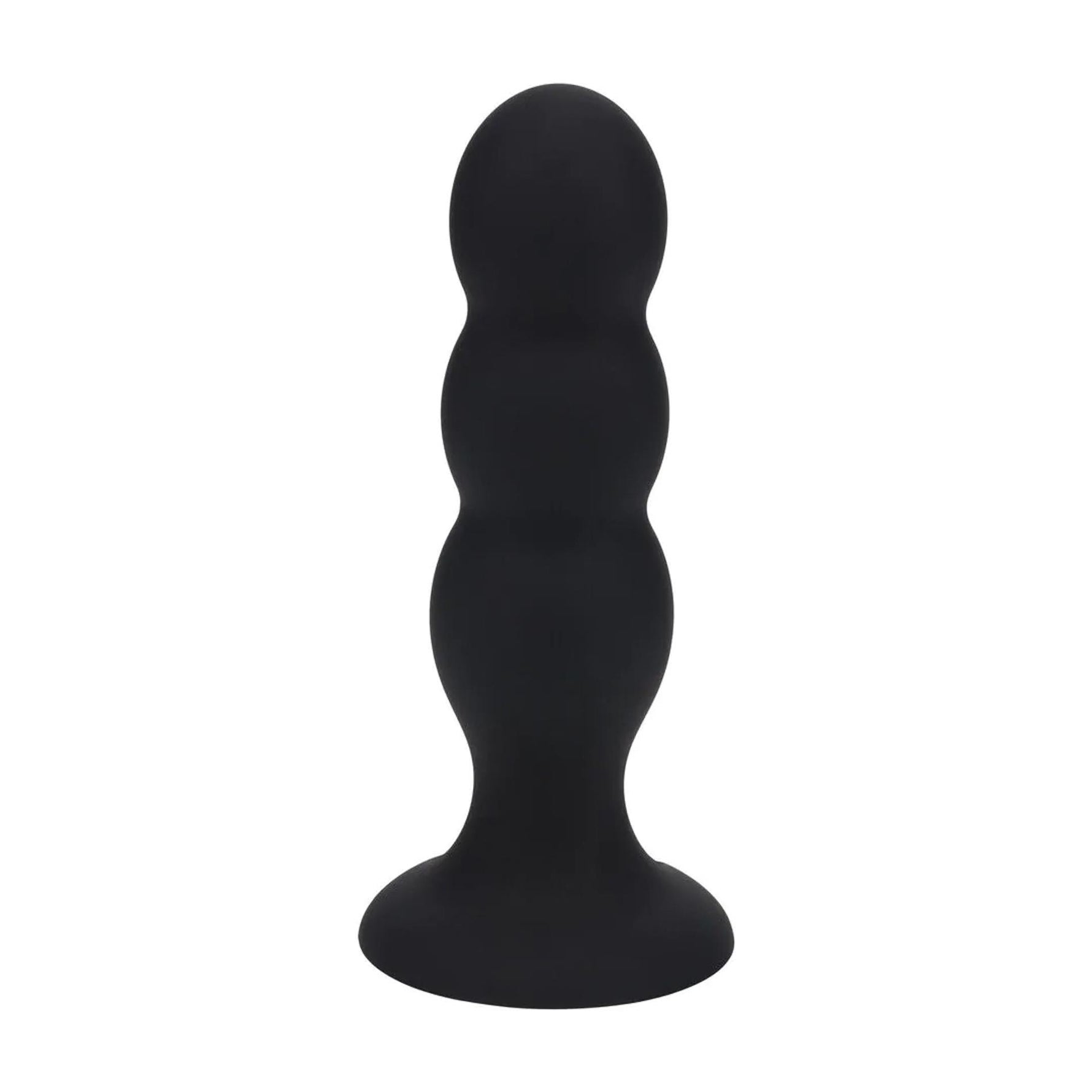 Dop anal triplu cu zgomot Levelz silicon L negru 13,5 cm